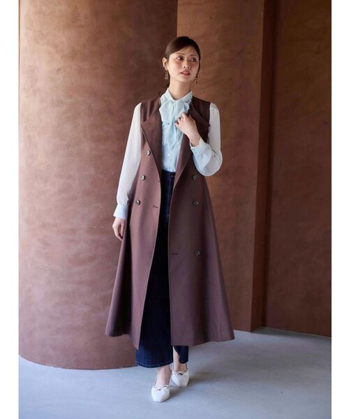 MERCURYDUO（マーキュリーデュオ）の「ベルテッドジレワンピース（ワンピース・レディース・その他1/ブラウン・SMALL/MEDIUM）」の10枚目の写真