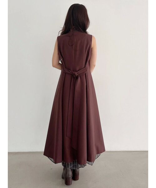 MERCURYDUO（マーキュリーデュオ）の「ベルテッドジレワンピース（ワンピース・レディース・その他1/ブラウン・SMALL/MEDIUM）」の19枚目の写真