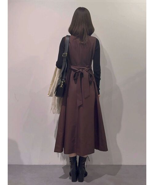 MERCURYDUO（マーキュリーデュオ）の「ベルテッドジレワンピース（ワンピース・レディース・その他1/ブラウン・SMALL/MEDIUM）」の22枚目の写真