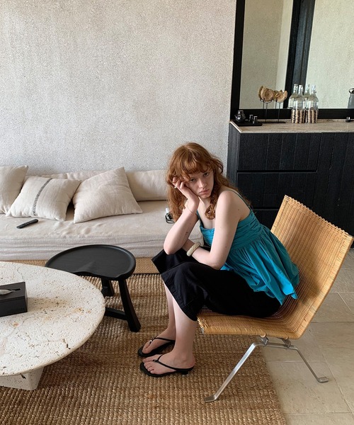 LONSLAN（ロンスラン）の「【LONSLAN】スタッズベルトハーフパンツ LONW25s065（その他パンツ・レディース・ブラック/ホワイト・S/M/L）」の9枚目の写真