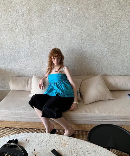 LONSLAN（ロンスラン）の「【LONSLAN】スタッズベルトハーフパンツ LONW25s065（その他パンツ・レディース・ブラック/ホワイト・S/M/L）」の10枚目の写真