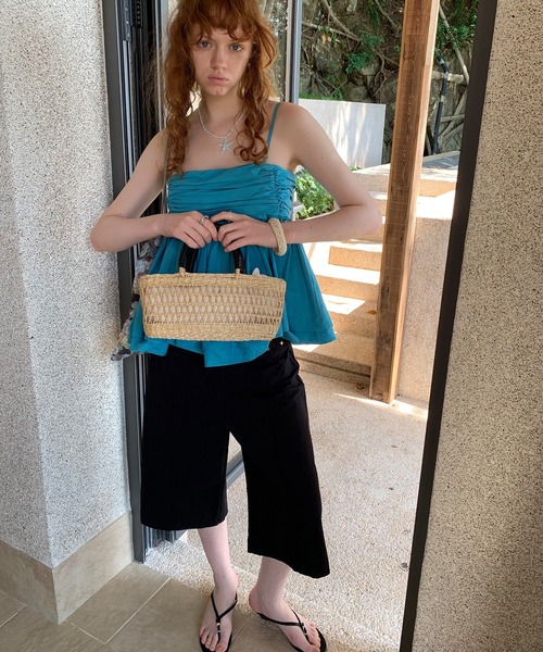 LONSLAN（ロンスラン）の「【LONSLAN】スタッズベルトハーフパンツ LONW25s065（その他パンツ・レディース・ブラック/ホワイト・S/M/L）」の21枚目の写真