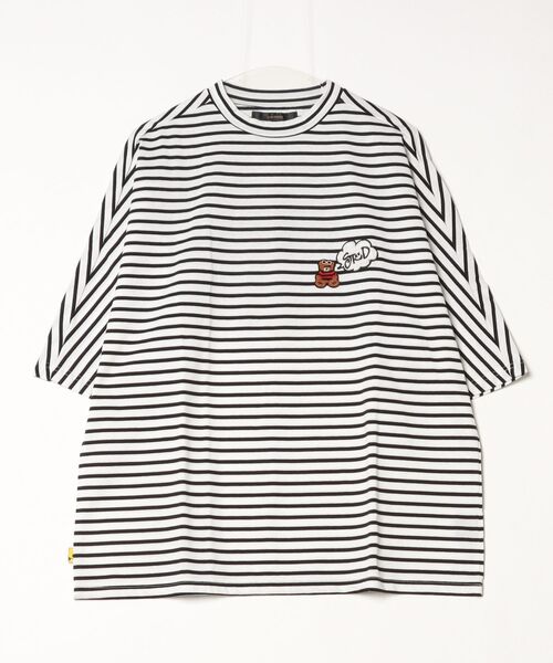 STUD MUFFIN（スタッドマフィン）の「STUD MUFFIN/スタッドマフィン/カートべアサガラパッチ ドルマンスリーブ Tシャツ（Tシャツ/カットソー・メンズ・ブルー/ブラック/ホワイト・2/3/4）」の14枚目の写真