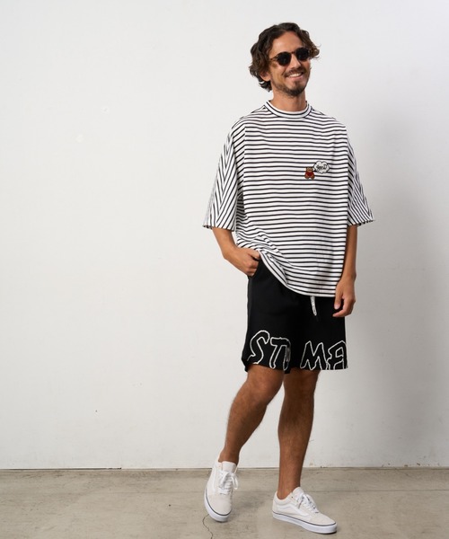 STUD MUFFIN（スタッドマフィン）の「STUD MUFFIN/スタッドマフィン/カートべアサガラパッチ ドルマンスリーブ Tシャツ（Tシャツ/カットソー・メンズ・ブルー/ブラック/ホワイト・2/3/4）」の11枚目の写真