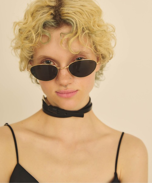 Carmelo（カーメロ）の「Metal flame round sunglass（サングラス・レディース・オリーブ/グレー/ブラウン・FREE）」の11枚目の写真