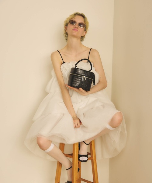 Carmelo（カーメロ）の「Metal flame round sunglass（サングラス・レディース・オリーブ/グレー/ブラウン・FREE）」の17枚目の写真