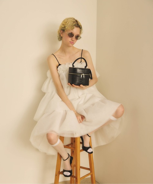 Carmelo（カーメロ）の「Metal flame round sunglass（サングラス・レディース・オリーブ/グレー/ブラウン・FREE）」の18枚目の写真