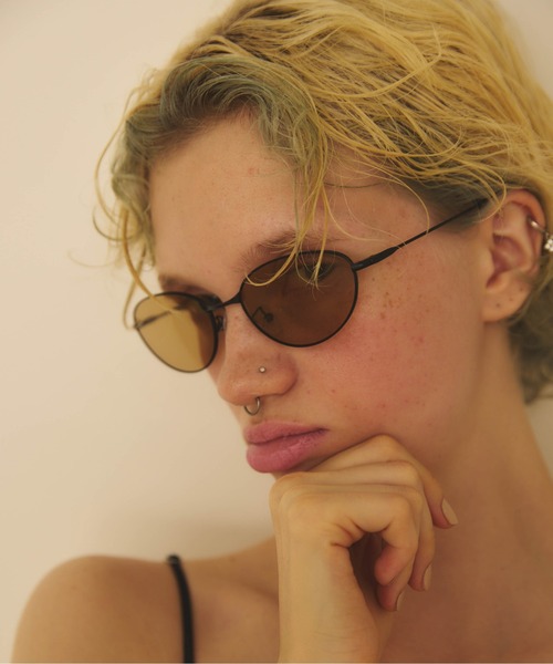 Carmelo（カーメロ）の「Metal flame round sunglass（サングラス・レディース・オリーブ/グレー/ブラウン・FREE）」の22枚目の写真
