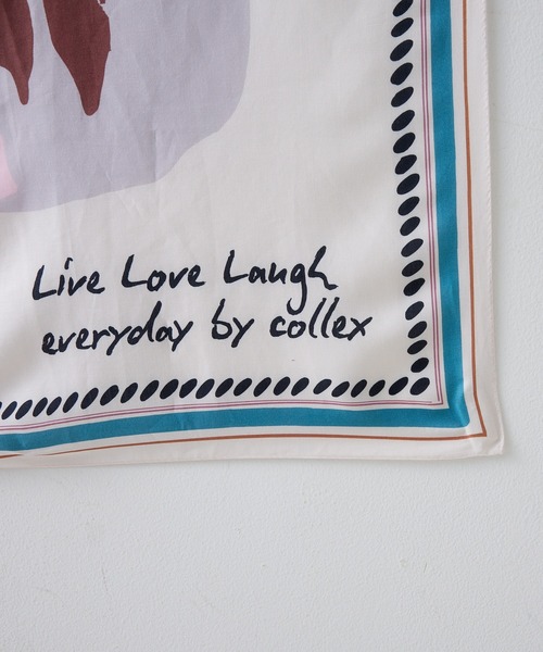 collex(コレックス)の「Botanical print viyella stole(ストール/ショール・レディース・ピンク/ネイビー・フリー)」の16枚目の写真