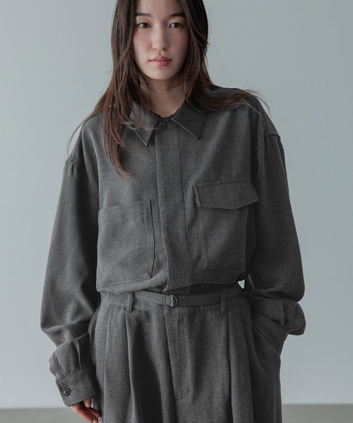 LOWRYS FARM（ローリーズファーム）の「【LFM(U)】ＴＲジャンプスーツ　 571335（サロペット/オーバーオール・メンズ・チャコールグレー・MEDIUM/LARGE）」の5枚目の写真