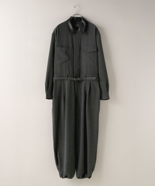 LOWRYS FARM（ローリーズファーム）の「【LFM(U)】ＴＲジャンプスーツ　 571335（サロペット/オーバーオール・メンズ・チャコールグレー・MEDIUM/LARGE）」の8枚目の写真