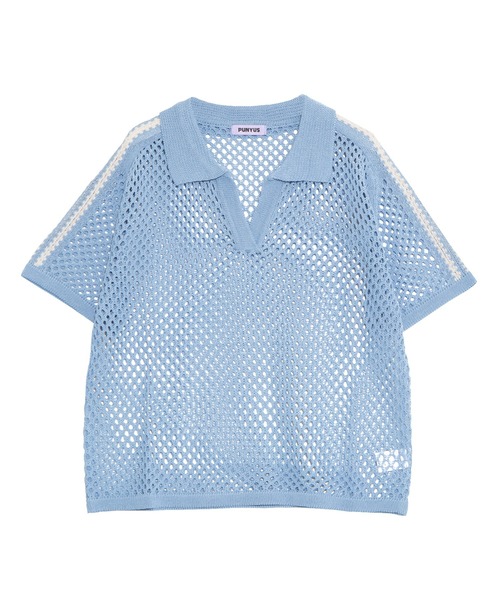 トップス PUNYUS 2ラインメッシュトップス（Tシャツ/カットソー）｜PUNYUS