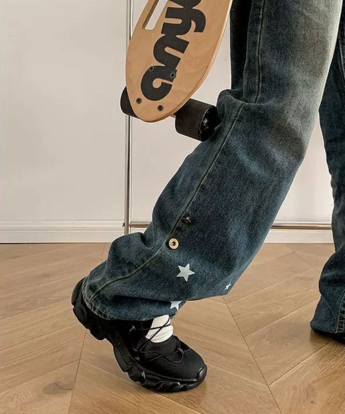 ammy.（エイミードット）の「【 ammy. / エイミードット 】 ラバーソール メリージェーン 厚底 スポーティー スニーカー（スニーカー・レディース・ブラック系/グレー系・37/38/39）」の7枚目の写真