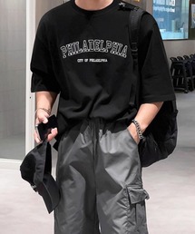 NOWLE（ノウル）の「【NOWLE】PHILADELPHIA カレッジ ロゴ 半袖 Tシャツ（Tシャツ/カットソー）」