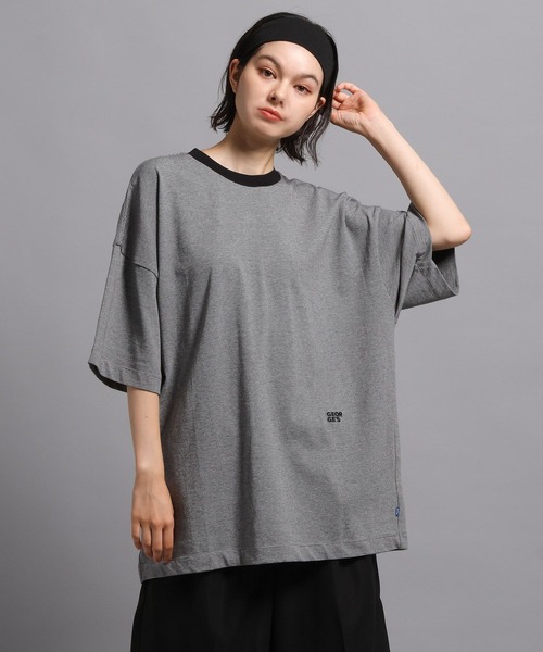 GEORGE'S(ジョージズ)の「ボーダーTシャツ(Tシャツ/カットソー・メンズ・ブルー/チャコールグレー・LARGE/MEDIUM)」の8枚目の写真