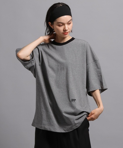 GEORGE'S(ジョージズ)の「ボーダーTシャツ(Tシャツ/カットソー・メンズ・ブルー/チャコールグレー・LARGE/MEDIUM)」の10枚目の写真