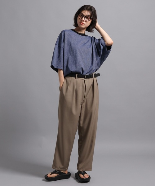 GEORGE'S(ジョージズ)の「ボーダーTシャツ(Tシャツ/カットソー・メンズ・ブルー/チャコールグレー・LARGE/MEDIUM)」の16枚目の写真
