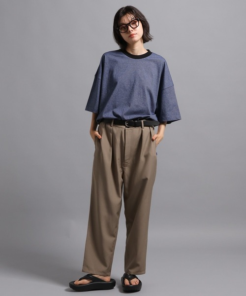 GEORGE'S(ジョージズ)の「ボーダーTシャツ(Tシャツ/カットソー・メンズ・ブルー/チャコールグレー・LARGE/MEDIUM)」の17枚目の写真