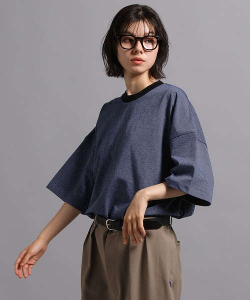 GEORGE'S(ジョージズ)の「ボーダーTシャツ(Tシャツ/カットソー・メンズ・ブルー/チャコールグレー・LARGE/MEDIUM)」の22枚目の写真