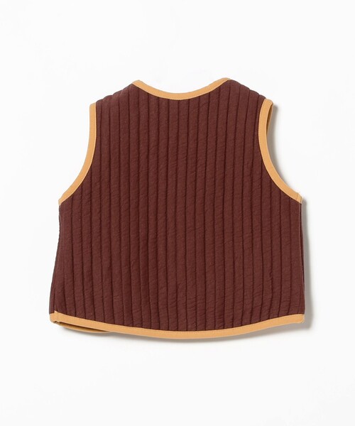 こども ビームス（コドモビームス）の「ベビー キルティング ベスト 2025FW（50～70cm）（ベスト・キッズ・レッド系その他7/サックスブルー・ONE SIZE）」の8枚目の写真