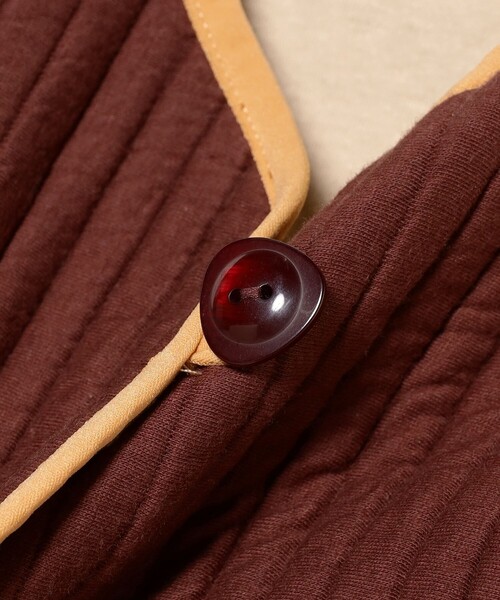 こども ビームス（コドモビームス）の「ベビー キルティング ベスト 2025FW（50～70cm）（ベスト・キッズ・レッド系その他7/サックスブルー・ONE SIZE）」の9枚目の写真