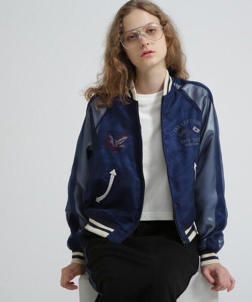 SOUVENIR COLLECTION》ORGANDY SKA JACKET（スカジャン）｜AVIREX
