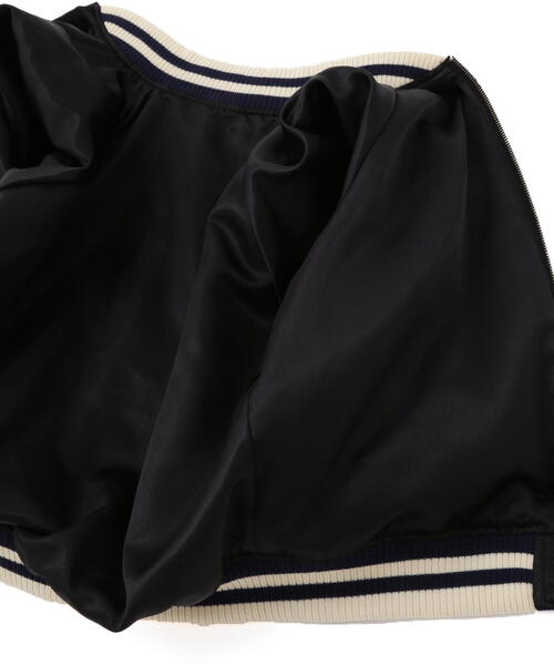 AVIREX（アヴィレックス）の「《SOUVENIR COLLECTION》ORGANDY SKA JACKET（スカジャン・レディース・ネイビー・F）」の10枚目の写真