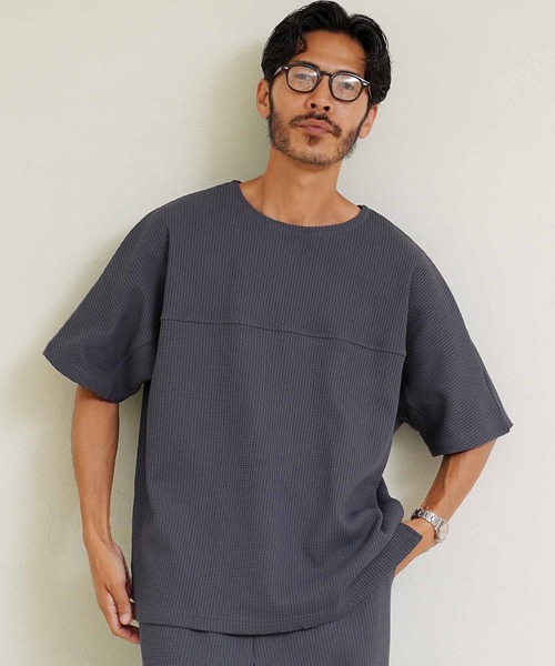 jiggys shop(ジギーズショップ)の「【セットアップ】吸水速乾 サーマル ワンマイル ルームウェア 上下セット(ルームウェア/パジャマ・メンズ・ブラック/グレー・MEDIUM/LARGE)」の13枚目の写真