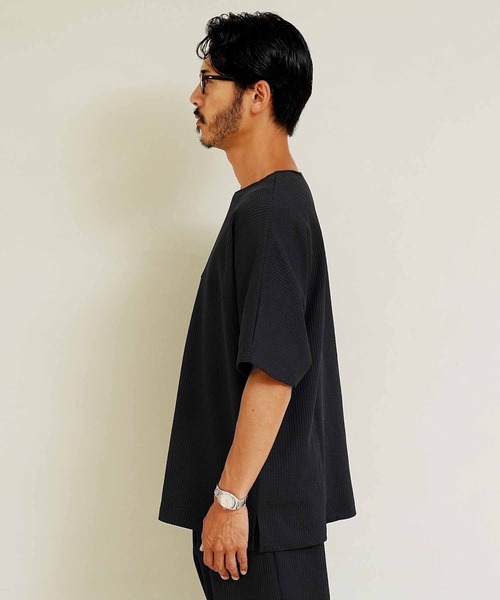 jiggys shop(ジギーズショップ)の「【セットアップ】吸水速乾 サーマル ワンマイル ルームウェア 上下セット(ルームウェア/パジャマ・メンズ・ブラック/グレー・MEDIUM/LARGE)」の16枚目の写真