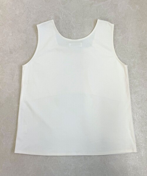 fredy emue（フレディエミュ）の「【完売カラー追加販売決定】リラックスサテンタンク（タンクトップ・レディース・ブラック/オフホワイト・38）」の10枚目の写真