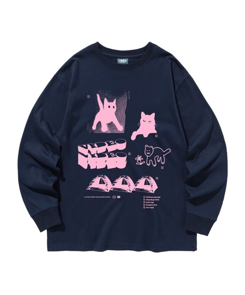 Video Jockey(ビデオジョッキー)の「【UNISEX】Video Jockey/hipster T(Tシャツ/カットソー・レディース・ホワイト/チャコール/ネイビー・MEDIUM/LARGE)」の6枚目の写真