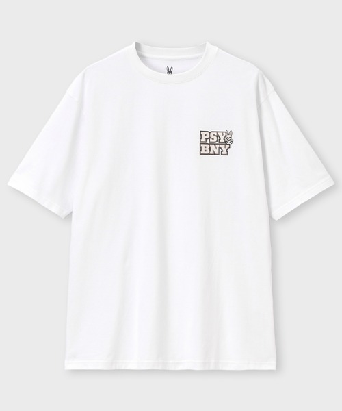 Psycho Bunny（サイコバニー）の「センターブロックロゴ Tシャツ（Tシャツ/カットソー・メンズ・ブラック/ホワイト/ケリーグリーン・X-LARGE/LARGE/MEDIUM/SMALL）」の7枚目の写真