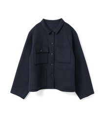 mizuiroind（ミズイロインド）の「mizuiro ind ウールユーティリティジャケット（カバーオール）」
