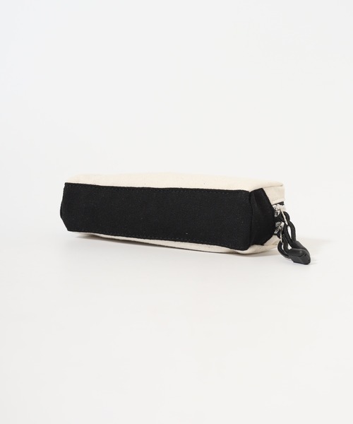 Lee（リー）の「Lee ロゴ ラメ刺繍 Wファスナーペンポーチ（ポーチ・メンズ・ブラック/アイボリー・FREE）」の9枚目の写真
