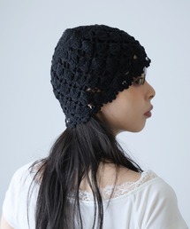 Ulysses（ユリシス）の「透かし編みサマーニットビーニー/ボンネット（ニットキャップ/ビーニー）」