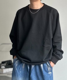 〈ユニセックス商品〉クルーネックベーシックプルオーバー