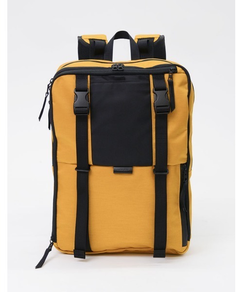 master-piece（マスターピース）の「master-piece / squared バックパック / No.224102（バックパック/リュック・メンズ・ブラック/イエロー・FREE）」の10枚目の写真