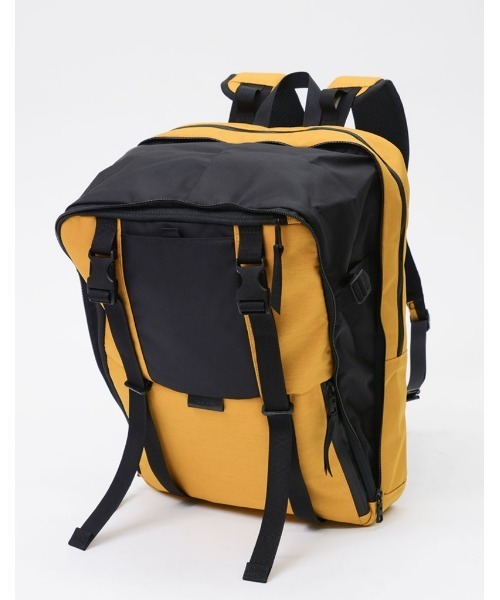 master-piece（マスターピース）の「master-piece / squared バックパック / No.224102（バックパック/リュック・メンズ・ブラック/イエロー・FREE）」の14枚目の写真
