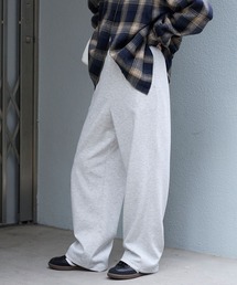 MONO-MART | イージードライダンボールニットバレルレッグスウェットパンツ(スウェットパンツ)