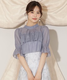 WILLSELECTION | 【再入荷予約受付中】フリル切り替えシフォンブラウス(シャツ/ブラウス)