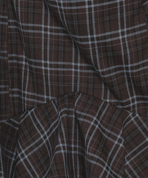 mysty woman（ミスティウーマン）の「フリルチェックティアードスカート 582498（スカート・レディース・ベージュ系その他/ブラウン系その他・FREE）」の21枚目の写真