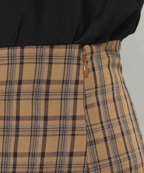 mysty woman（ミスティウーマン）の「フリルチェックティアードスカート 582498（スカート・レディース・ベージュ系その他/ブラウン系その他・FREE）」の16枚目の写真
