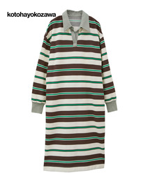 【kotohayokozawa】todo　ロングスリーブドレス　プリーツ　S kotohayokozawa（コトハヨコザワ）の「【kotohayokozawa