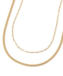 ステンレス2連ロングネックレス/583501