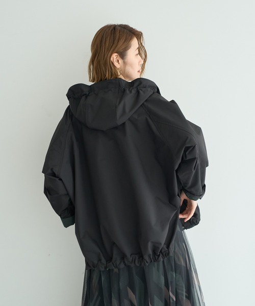 YECCA VECCA（イェッカヴェッカ）の「【撥水】マウンテンパーカー（マウンテンパーカー・レディース・カーキ/ブラック・FREE）」の7枚目の写真
