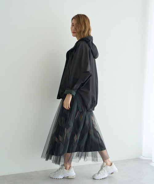 YECCA VECCA（イェッカヴェッカ）の「【撥水】マウンテンパーカー（マウンテンパーカー・レディース・カーキ/ブラック・FREE）」の16枚目の写真