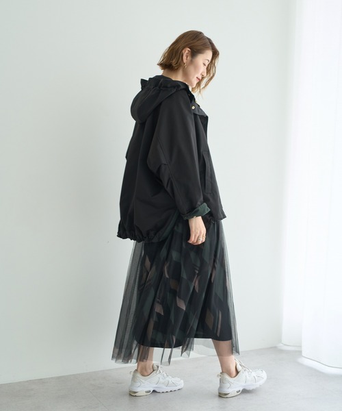 YECCA VECCA（イェッカヴェッカ）の「【撥水】マウンテンパーカー（マウンテンパーカー・レディース・カーキ/ブラック・FREE）」の15枚目の写真