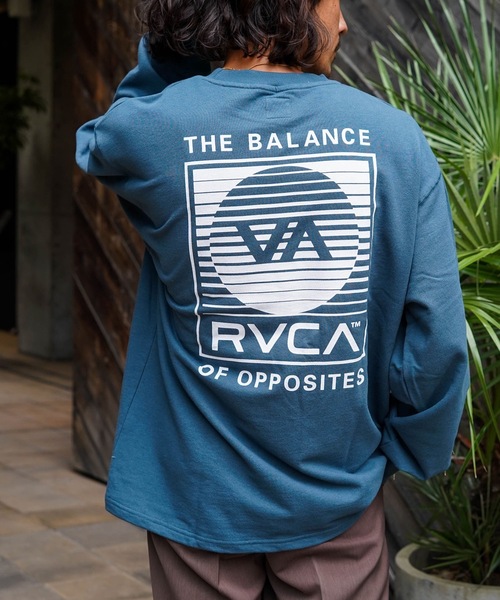 RVCA(ルーカ)の「RVCA メンズ BLINDER LT ロンT 【2025年秋冬モデル】/ルーカバックプリント長袖ロンT(Tシャツ/カットソー・メンズ・オフホワイト/ブラック/ブルー系その他/ベージュ・SMALL/MEDIUM/LARGE/X-LARGE)」の4枚目の写真