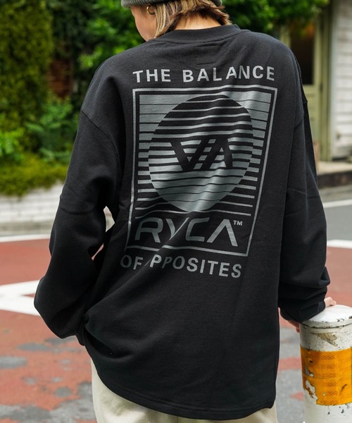 RVCA(ルーカ)の「RVCA メンズ BLINDER LT ロンT 【2025年秋冬モデル】/ルーカバックプリント長袖ロンT(Tシャツ/カットソー・メンズ・オフホワイト/ブラック/ブルー系その他/ベージュ・SMALL/MEDIUM/LARGE/X-LARGE)」の3枚目の写真
