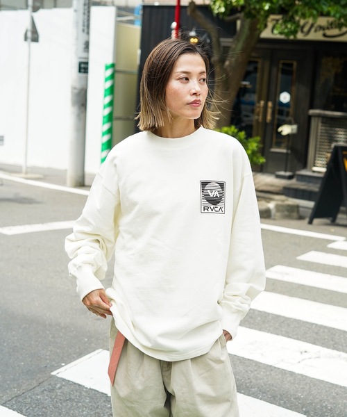 RVCA(ルーカ)の「RVCA メンズ BLINDER LT ロンT 【2025年秋冬モデル】/ルーカバックプリント長袖ロンT(Tシャツ/カットソー・メンズ・オフホワイト/ブラック/ブルー系その他/ベージュ・SMALL/MEDIUM/LARGE/X-LARGE)」の22枚目の写真